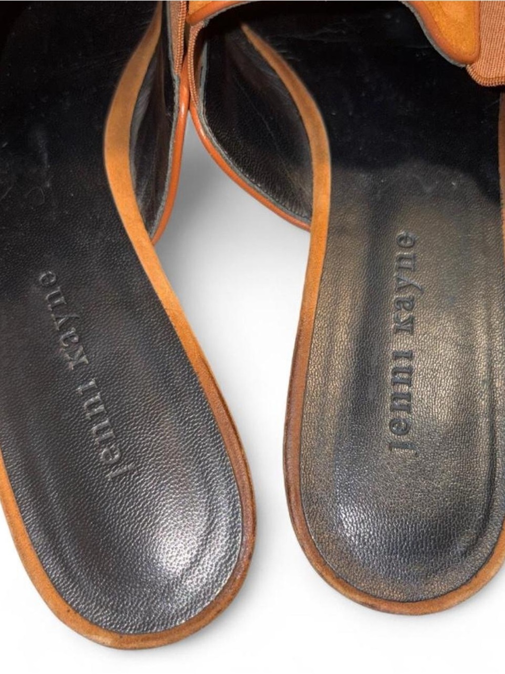 Jenni Kayne Tan Suede Pointed Backless Mules - Picture 7 of 8